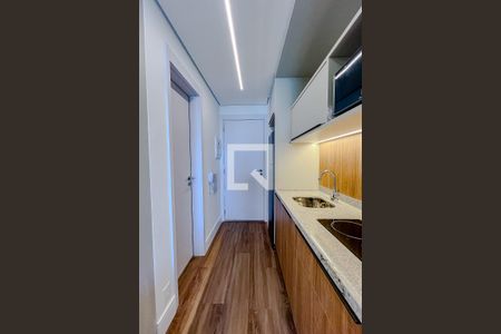 Cozinha de kitnet/studio à venda com 1 quarto, 27m² em Vila Mariana, São Paulo