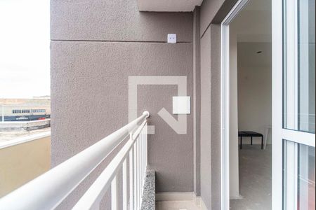Varanda da Sala de apartamento para alugar com 2 quartos, 56m² em Parque das Nações, Santo André
