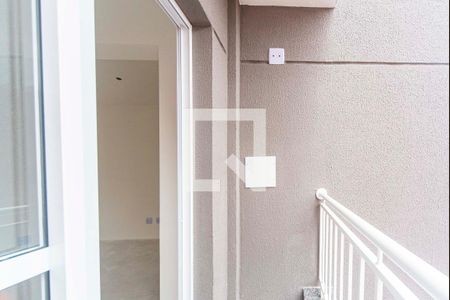 Varanda da Sala de apartamento à venda com 2 quartos, 56m² em Parque das Nações, Santo André