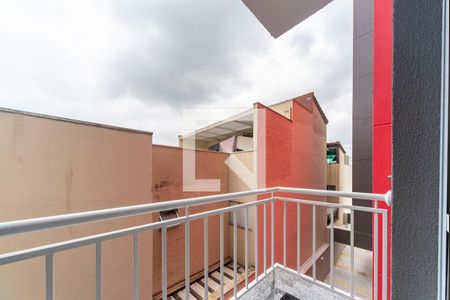 Varanda da Sala de apartamento à venda com 2 quartos, 56m² em Parque das Nações, Santo André