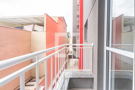 Varanda da Sala de apartamento à venda com 2 quartos, 56m² em Parque das Nações, Santo André