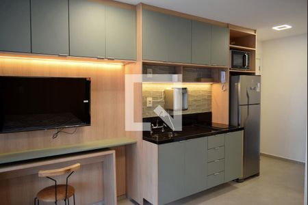 Cozinha de kitnet/studio para alugar com 1 quarto, 29m² em Sumarezinho, São Paulo