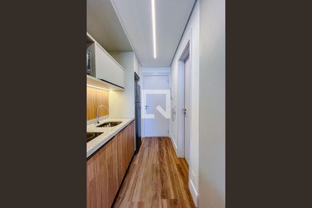 Cozinha de kitnet/studio para alugar com 1 quarto, 27m² em Vila Mariana, São Paulo