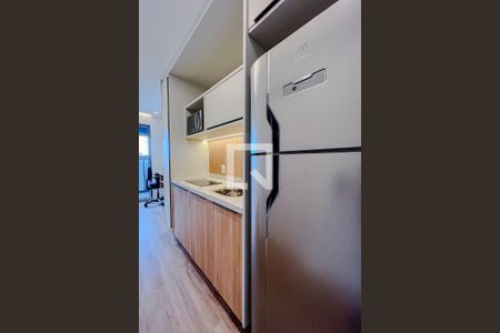 Cozinha de kitnet/studio para alugar com 1 quarto, 27m² em Vila Mariana, São Paulo