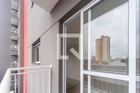 Varanda da Sala de apartamento para alugar com 2 quartos, 56m² em Parque das Nações, Santo André