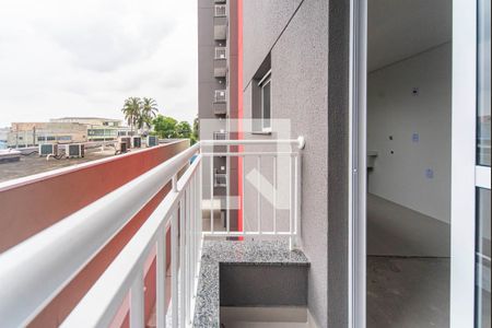 Varanda da Sala de apartamento para alugar com 2 quartos, 56m² em Parque das Nações, Santo André