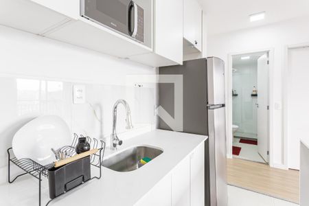 Sala/Cozinha de apartamento para alugar com 1 quarto, 40m² em Moema, São Paulo