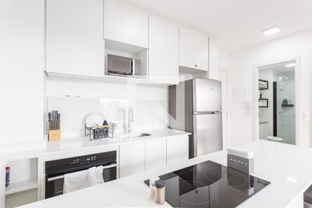 Sala/Cozinha de apartamento para alugar com 1 quarto, 40m² em Moema, São Paulo