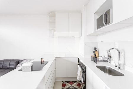Sala/Cozinha de apartamento para alugar com 1 quarto, 40m² em Moema, São Paulo