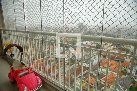 Varanda da Sala de apartamento à venda com 2 quartos, 80m² em Centro, São Bernardo do Campo