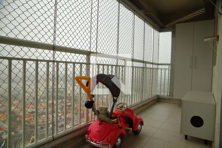 Varanda da Sala de apartamento à venda com 2 quartos, 80m² em Centro, São Bernardo do Campo