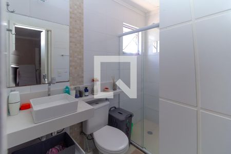 Banheiro da Suíte 1 de casa de condomínio à venda com 2 quartos, 92m² em Vila Bela, São Paulo