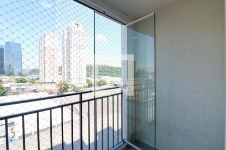 Varanda Sala/Cozinha de apartamento para alugar com 2 quartos, 36m² em Jardim Caravelas, São Paulo