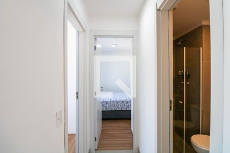Corredor de kitnet/studio para alugar com 1 quarto, 36m² em Jardim Caravelas, São Paulo