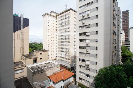 Vista da Sala de Estar e Jantar de apartamento para alugar com 2 quartos, 79m² em Consolação, São Paulo