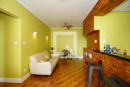 Sala de Estar e Jantar de apartamento para alugar com 2 quartos, 79m² em Consolação, São Paulo