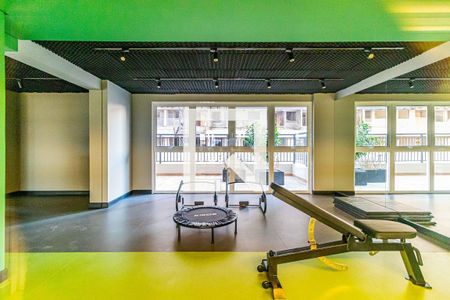 Apartamento para alugar com 44m², 2 quartos e 1 vaga Apartamento para alugar com 44m², 2 quartos e 1 vagaÁrea comum - Academia