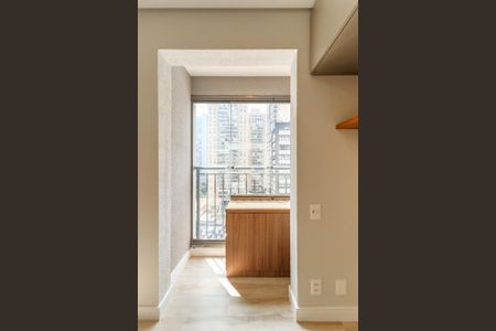 Varanda da Sala de apartamento para alugar com 2 quartos, 56m² em Brooklin, São Paulo