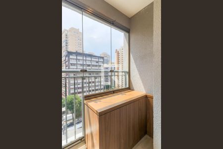 Varanda da Sala de apartamento para alugar com 2 quartos, 56m² em Brooklin, São Paulo