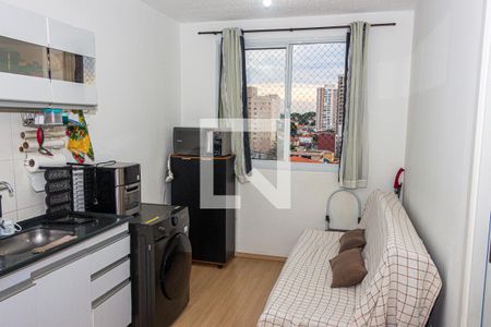 Sala, Cozinha e Área de Serviço de kitnet/studio para alugar com 1 quarto, 24m² em Jardim Prudência, São Paulo