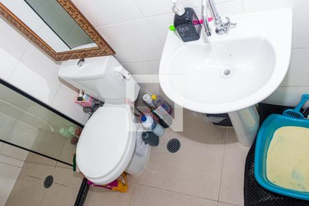 Banheiro de kitnet/studio para alugar com 1 quarto, 24m² em Jardim Prudência, São Paulo