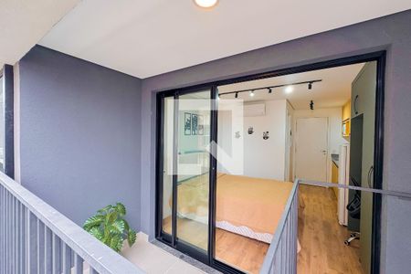 Studio para alugar com 23m², 1 quarto e sem vaga Studio para alugar com 23m², 1 quarto e sem vagaStudio - Varanda