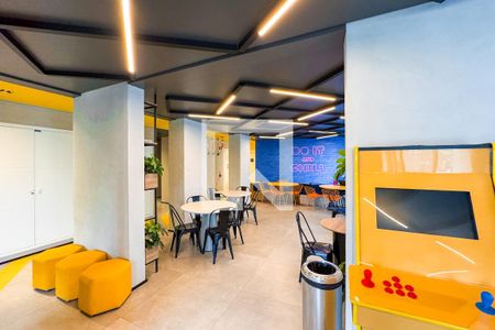 Studio para alugar com 23m², 1 quarto e sem vaga Studio para alugar com 23m², 1 quarto e sem vagaSalão de jogos