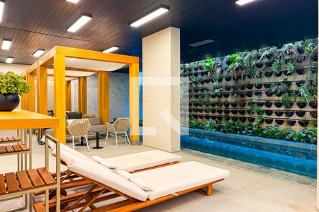 Studio para alugar com 23m², 1 quarto e sem vaga Studio para alugar com 23m², 1 quarto e sem vagaPiscina