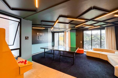 Studio para alugar com 23m², 1 quarto e sem vaga Studio para alugar com 23m², 1 quarto e sem vagaSalão de jogos