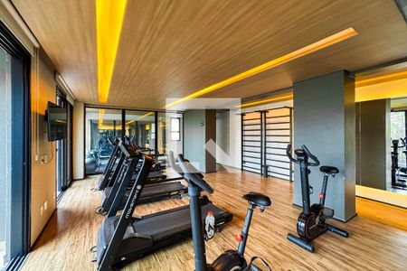 Studio para alugar com 23m², 1 quarto e sem vaga Studio para alugar com 23m², 1 quarto e sem vagaAcademia