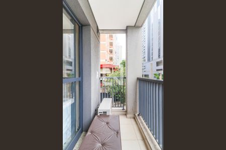 Studio para alugar com 22m², 1 quarto e sem vagaVaranda