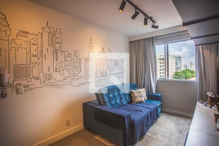 Sala de apartamento para alugar com 2 quartos, 36m² em Chácara Inglesa, São Paulo