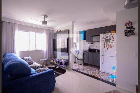 Sala  de apartamento à venda com 2 quartos, 51m² em Jardim Santa Emilia, São Paulo