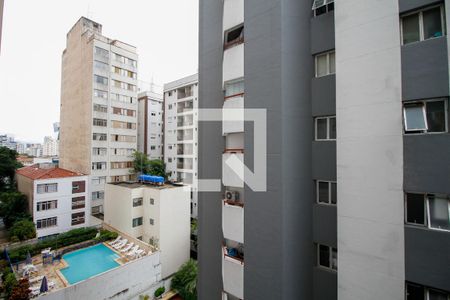 Vista da Sala de Estar e Jantar de apartamento à venda com 2 quartos, 76m² em Pinheiros, São Paulo