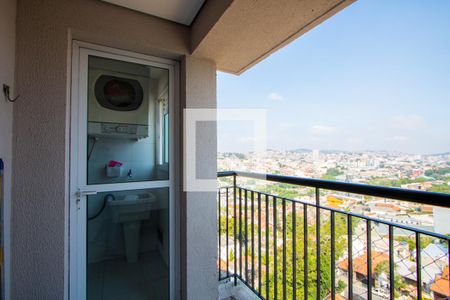 Varanda da sala de apartamento à venda com 3 quartos, 59m² em Vila Pires, Santo André