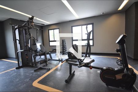 Apartamento para alugar com 38m², 1 quarto e sem vaga Apartamento para alugar com 38m², 1 quarto e sem vagaÁrea comum - Academia