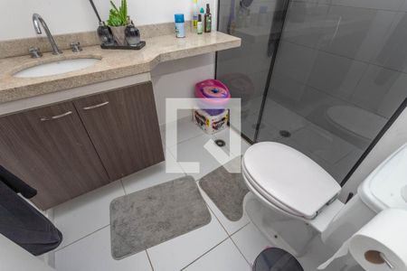 Apartamento à venda com 105m², 3 quartos e 2 vagasBanheiro da suíte 