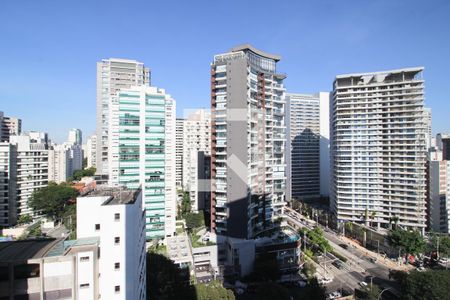 Vista da Sala de apartamento à venda com 2 quartos, 91m² em Indianópolis, São Paulo