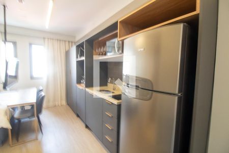 Cozinha de kitnet/studio à venda com 1 quarto, 25m² em Santo Amaro, São Paulo