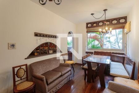 Sala de apartamento para alugar com 1 quarto, 88m² em Indianópolis, São Paulo