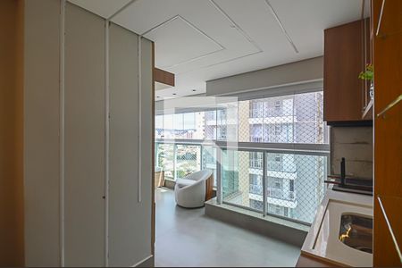 Varanda gourmet de apartamento à venda com 3 quartos, 96m² em Baeta Neves, São Bernardo do Campo