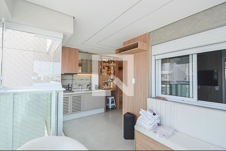 Varanda gourmet de apartamento à venda com 3 quartos, 96m² em Baeta Neves, São Bernardo do Campo