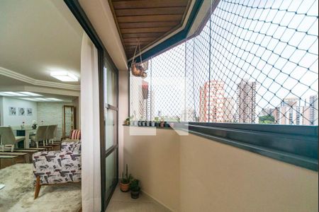 Varanda da Sala de apartamento à venda com 3 quartos, 176m² em Vila Bastos, Santo André