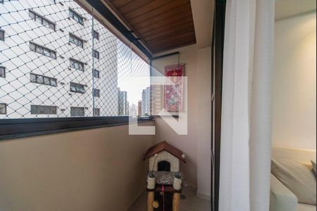 Varanda da Sala de apartamento à venda com 3 quartos, 176m² em Vila Bastos, Santo André