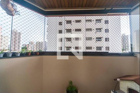 Varanda da Sala de apartamento à venda com 3 quartos, 176m² em Vila Bastos, Santo André