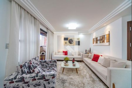 Sala de apartamento à venda com 3 quartos, 176m² em Vila Bastos, Santo André