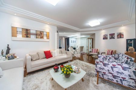 Sala de apartamento à venda com 3 quartos, 176m² em Vila Bastos, Santo André