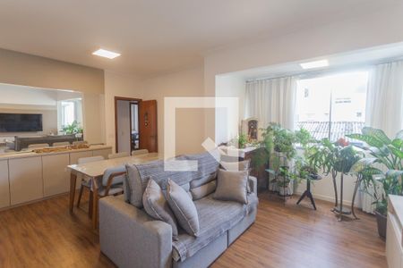 Sala de apartamento à venda com 3 quartos, 110m² em Santo Antônio, Belo Horizonte