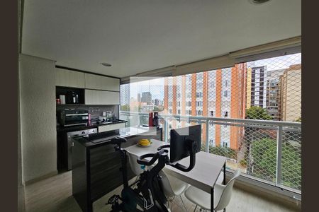 Varanda de apartamento à venda com 1 quarto, 38m² em Vila Mariana, São Paulo