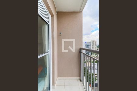 Varanda da Sala de apartamento para alugar com 1 quarto, 27m² em Jardim Caravelas, São Paulo